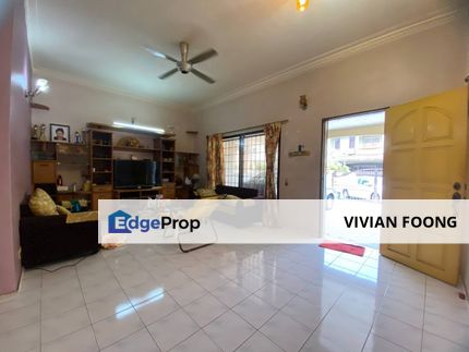 Taman Pinji Mewah, Lahat, Perak, Double Storey Terrace House, For Sale, Facing South, Kitchen fully extended, Partly furnished, With Balcony  , Perak, Lahat