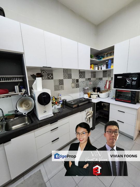 Taman klebang putra ipoh perak terrace house for sale freehold bumi lot facing field balcony , Perak, Ipoh