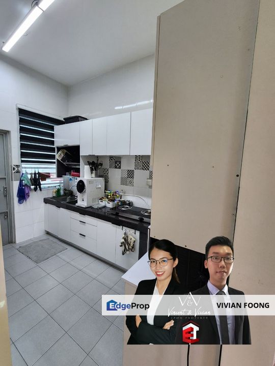 Taman klebang putra ipoh perak terrace house for sale freehold bumi lot facing field balcony , Perak, Ipoh