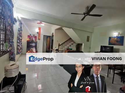 Taman wang menglembu perak intermediate corner terrace house for sale partially furniture chinese area  ipoh town, Perak, Menglembu