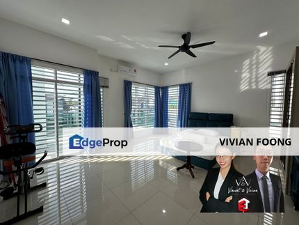 Taman silibin saujana (hillview residence) kinta perak semid  for rent  brand new unit gated and guarded south east  partially furnished, Perak, Kinta