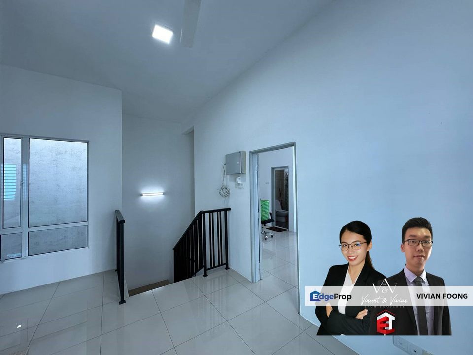 Taman silibin saujana (hillview residence) kinta perak semid  for rent  brand new unit gated and guarded south east  partially furnished, Perak, Kinta