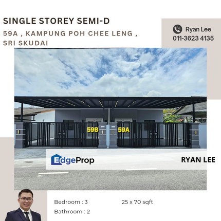 59A , Kampung Poh Chee Leng , Sri Skudai, Johor, Skudai