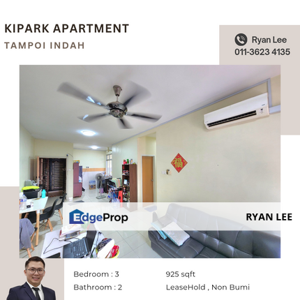Kipark Apartment @ Tampoi Indah, Johor, Tampoi