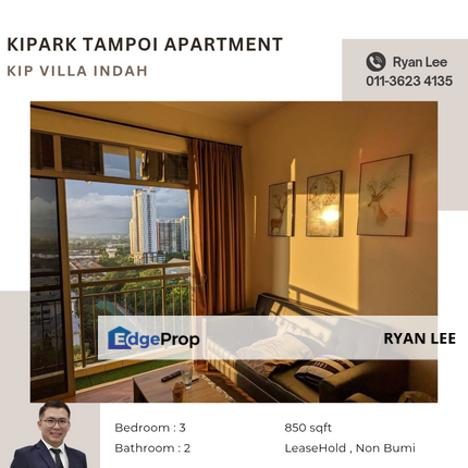 Kip Villa Indah @ Kipark Tampoi Apartment, Johor, Tampoi