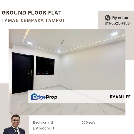 Taman Cempaka Ground Floor Flat, Johor, Johor Bahru