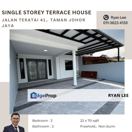 Jalan Teratai 41，Taman Johor Jaya, Johor, Johor Bahru
