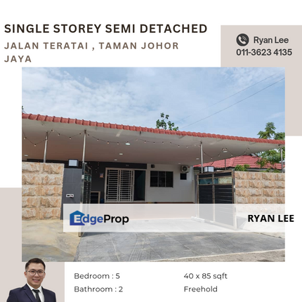 Jalan Teratai , Taman Johor Jaya, Johor, Johor Bahru