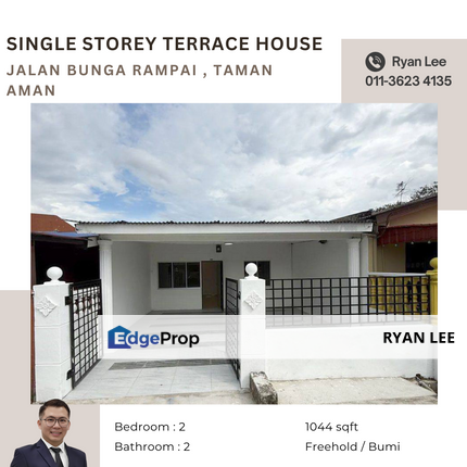 Jalan Bunga Rampai , Taman Aman, Johor, Senai