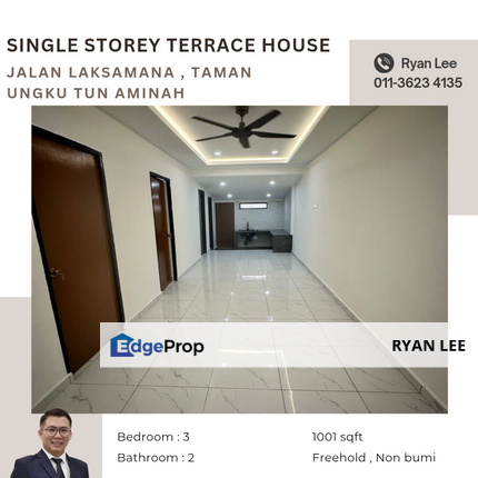jalan laksamana , taman ungku tun aminah, Johor, Skudai