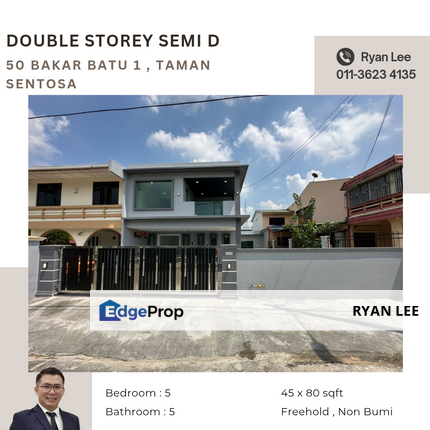 50 Bakar Batu 1 , Taman Sentosa, Johor, Johor Bahru