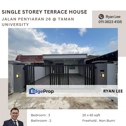 jalan penyiaran 26 @ taman university, Johor, Skudai