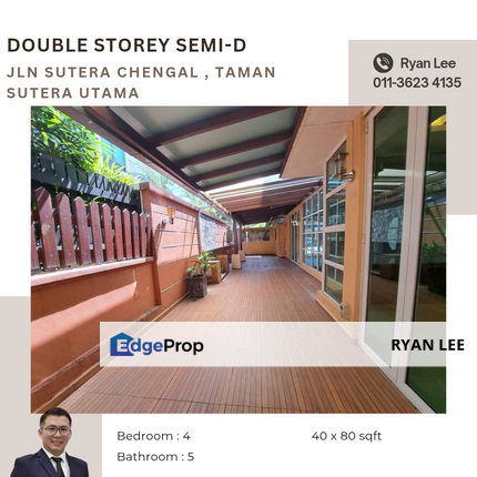 Jln Sutera Chengal , Taman Sutera Utama, Johor, Skudai