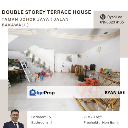 Taman Johor Jaya ( Jalan Bakawali ), Johor, Johor Bahru