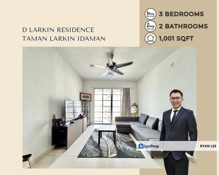 D Larkin Residence @ Taman Larkin Idaman , Jalan Dato Jaafar, Johor, Johor Bahru