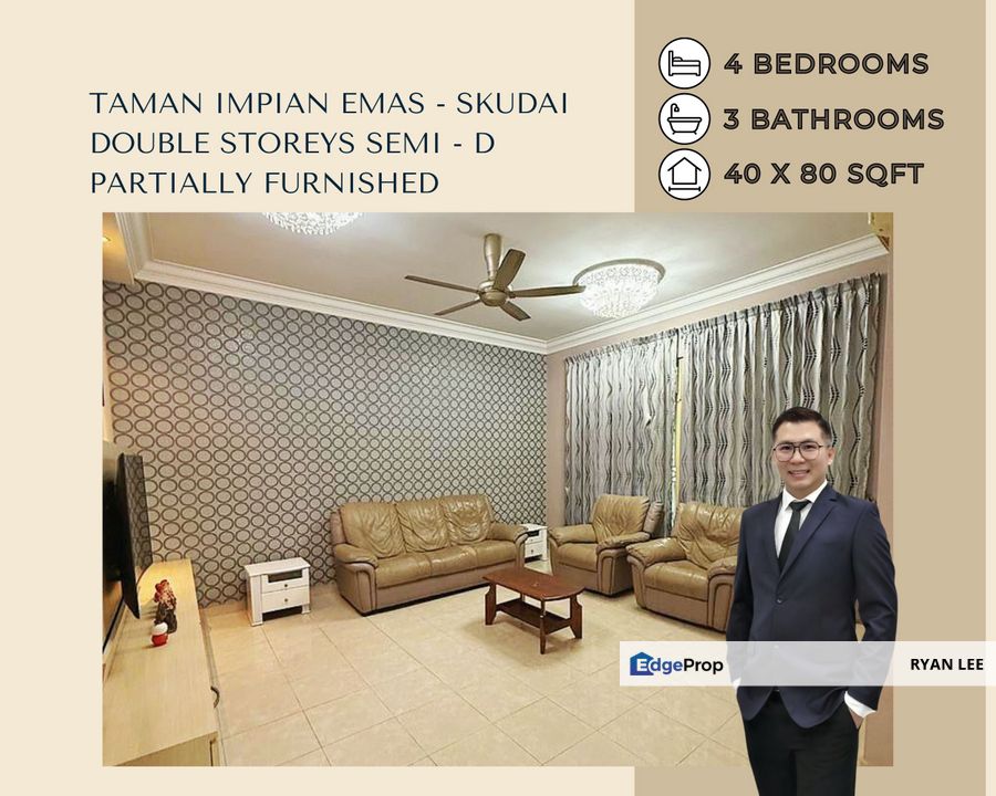 Taman Impian Emas  - 2 Storeys  Semi D, Johor, Skudai