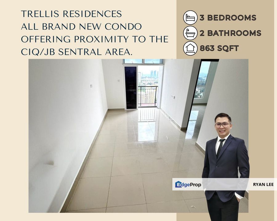 Trellis Residences - Near the Causeway, Sultan Iskandar CIQ Complex, and JB Sentral., Johor, Johor Bahru