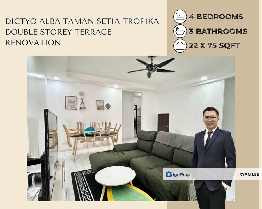 Setia Tropika -  Dictyo Alba  ( Double Storey Terrace House ), Johor, Setia Tropika
