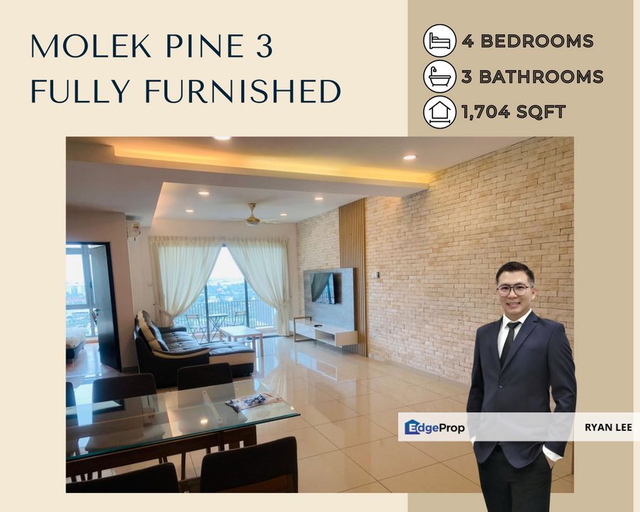 Molek Pine 3 Apartment - Fully Furnished, Johor, Johor Bahru