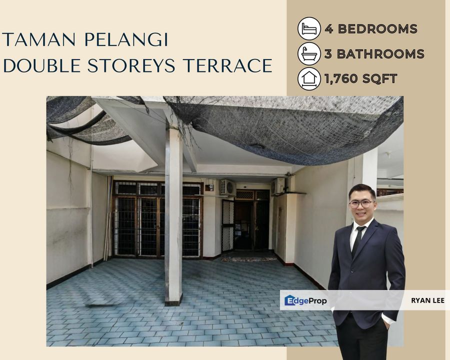Taman Perlangi - Double Storeys Terrace, Johor, Johor Bahru