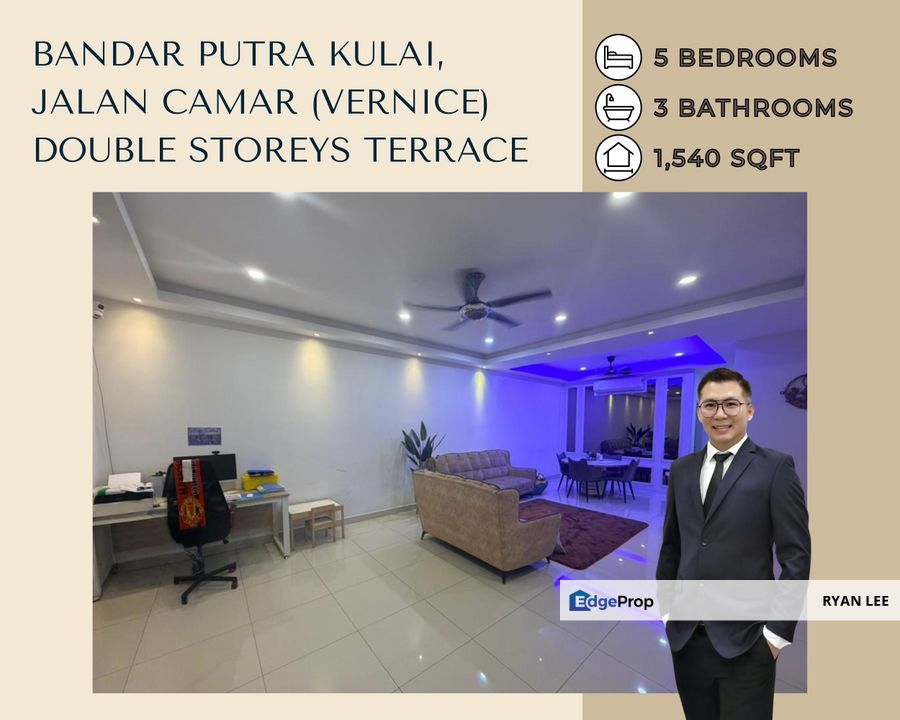 Bandar Putra Kulai, Jalan Camar (Vernice) Double Storey Terrace House, Johor, Kulai
