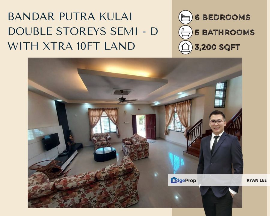 Bandar Putra Kulai,Jalan Kempas (Double Storeys Semi - D House), Johor, Kulai