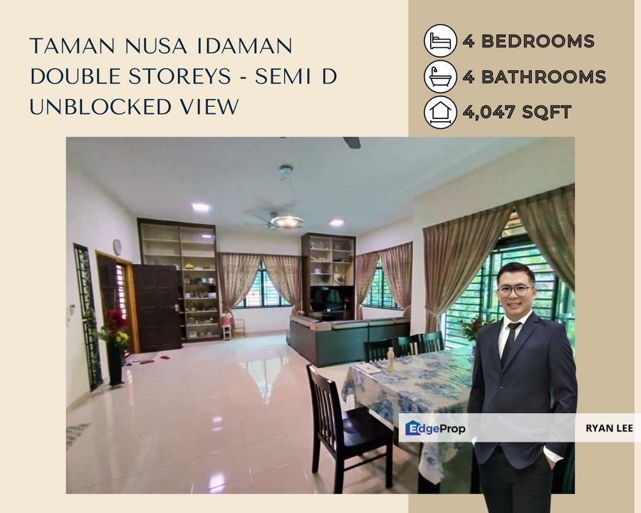 Taman Nusa Idaman - Double Storeys Semi - D, Johor, 