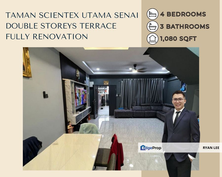 Taman Scientex Utama Senai (DOuble Storeys Terrace), Johor, Senai
