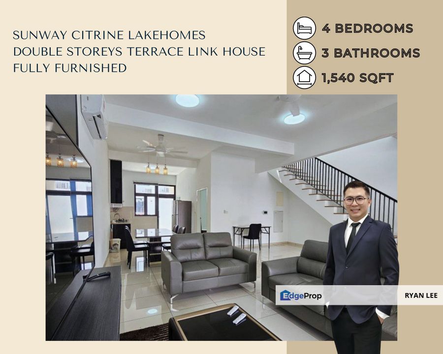 Sunway Citrine Lakehomes @ Sunway Iskandar Medini -Double Storey Terrace Link Homes, Johor, 