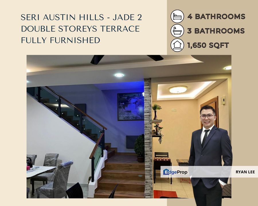 Seri Austin Hills Jade 2| Double Storeys Terrace, Johor, Johor Bahru