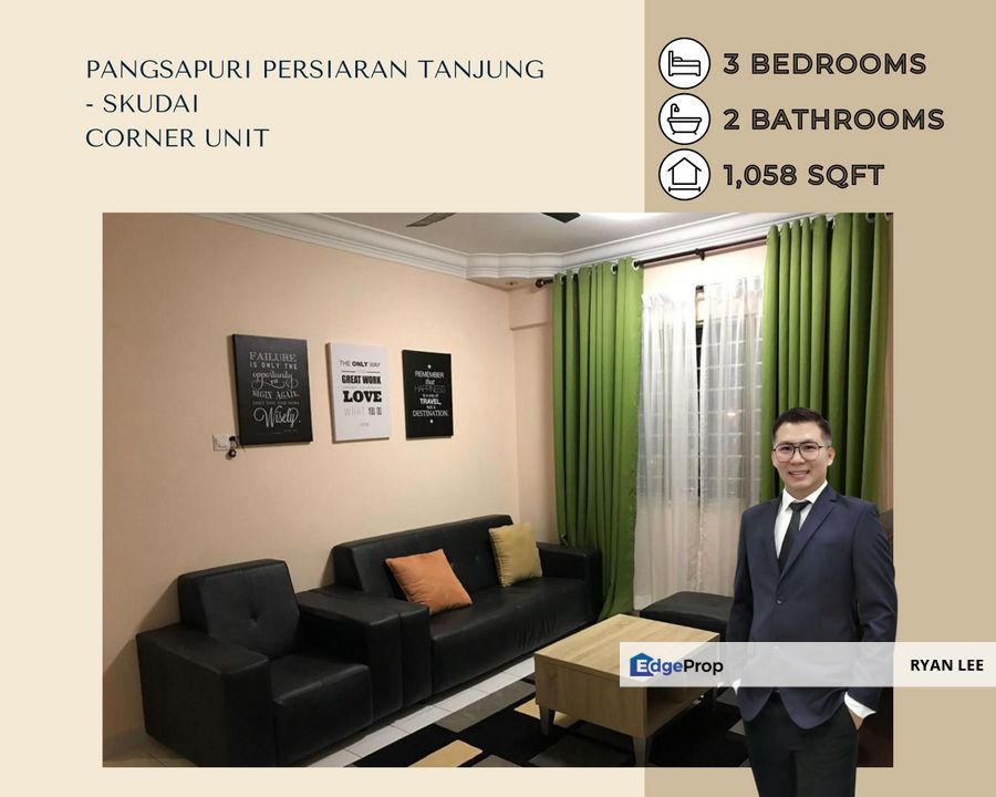 Pangsapuri Persiaran Tanjung Corner unit, Johor, Johor Bahru