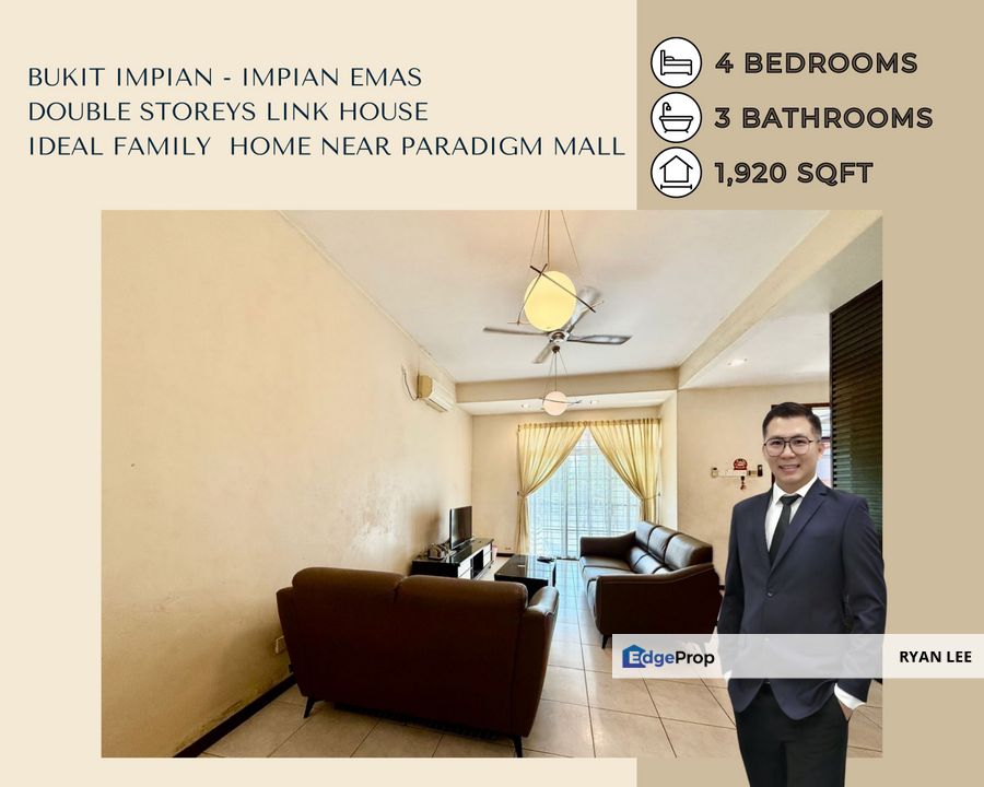 Bukit Impian | Impian Emas | Double Storeys Link House |, Johor, Skudai