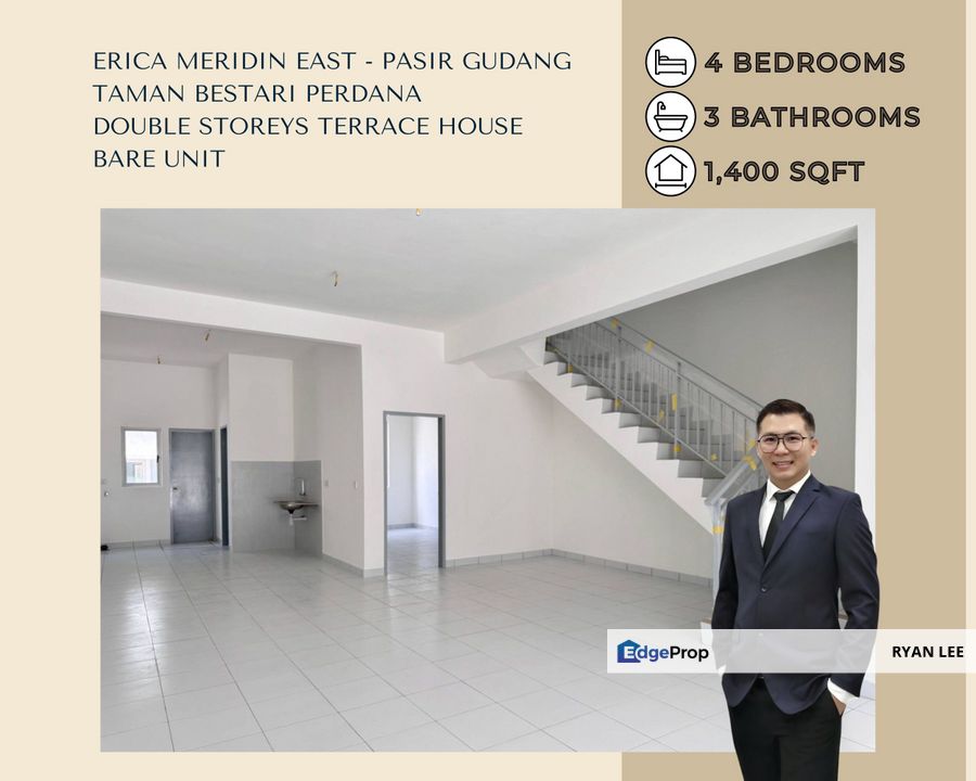 Erica Meridin East | Pasir Gudang , Taman Bestari Perdana | Baru Unit | Double Storeys Terrace House, Johor, Pasir Gudang