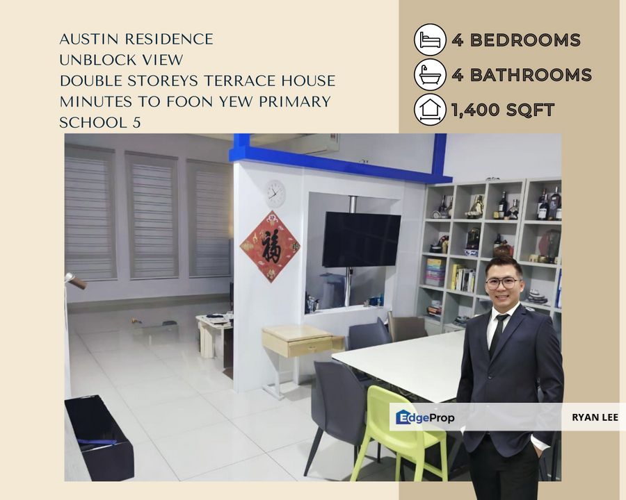 Double Storeys Terrace House | Minutes to Foon Yew Primary School 5, Johor, Johor Bahru