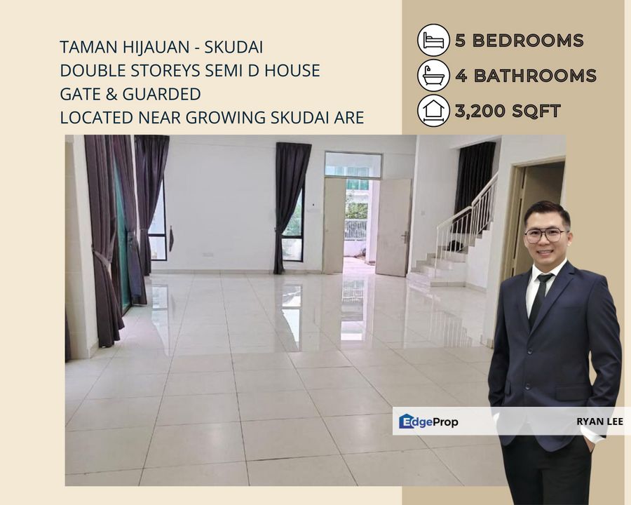 Taman Hijauan | Skudai | Semi D House | UTM, Johor, Kangkar Pulai