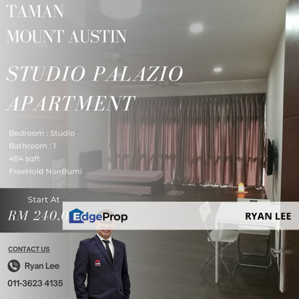 Studio Palazio Apartment, Johor, Johor Bahru