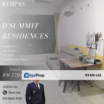 D'Summit Residences Apartment, Johor, Johor Bahru