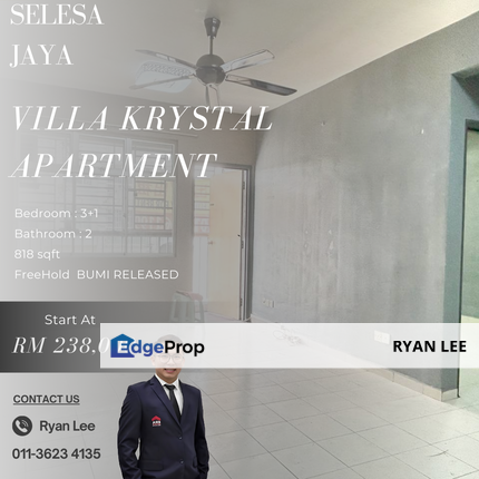 Villa Krystal Apartment @ Selesa Jaya, Johor, Skudai