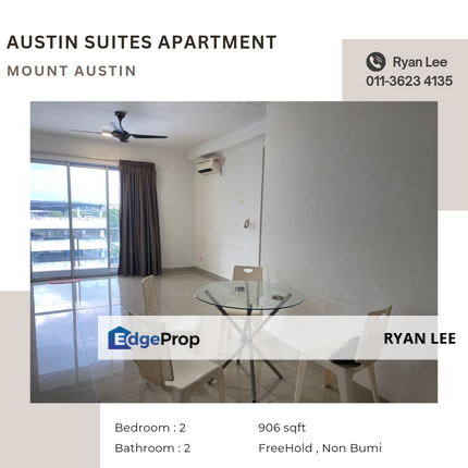 Austin suites Service Apartment, Johor, Johor Bahru