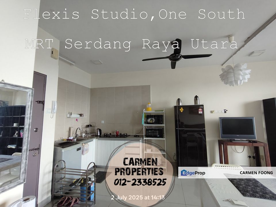 Flexis One South Studio, 5min to MRT Serdang Raya Utara, shuttle to APU, TPM, Bkt Jalil, MRT to UPM, Selangor, Seri Kembangan