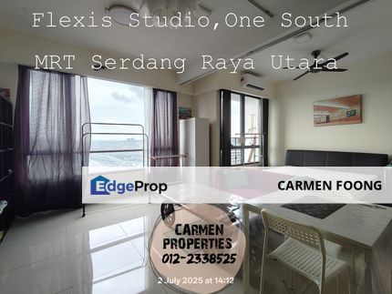 Flexis One South Studio, Free Wifi, MRt Serdang Raya Utara, APU, UPM, TPM, Bkt Jalil, Selangor, Seri Kembangan