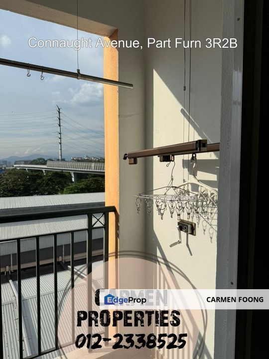 Connaught Avenue, 3 rooms 2 baths, UCSI, 5min to Taman Connaught MRT, Kuala Lumpur, Cheras