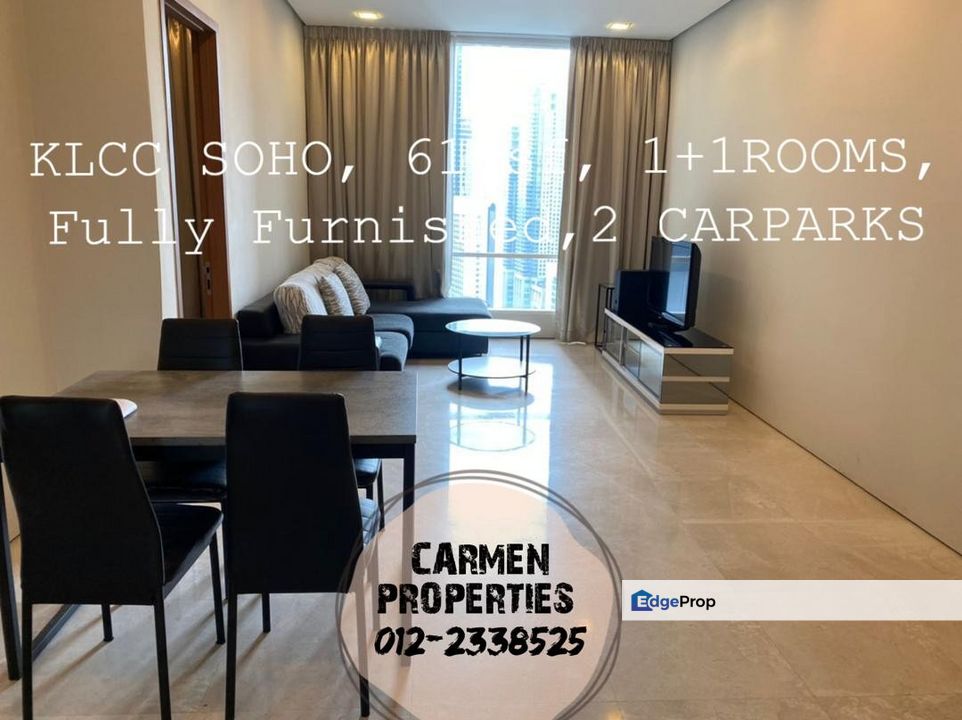 KLCC Soho Suites, 2 Rooms 2 carparks, Full Furnished, Kuala Lumpur, KLCC