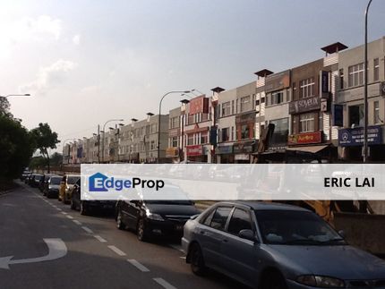 3.5sty Shop for Sale, facing main road, tenanted, nearby Banks & Malls. MRT 3, Kuala Lumpur, Setapak