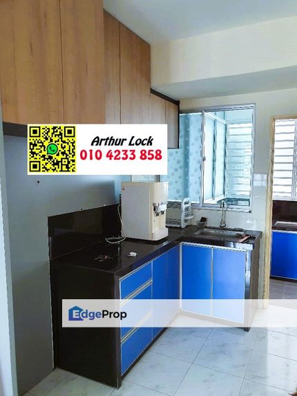 Idaman Lavender 3 [Renovated & Furnished] near Industrial [100% Loan] , Penang, Sungai Ara