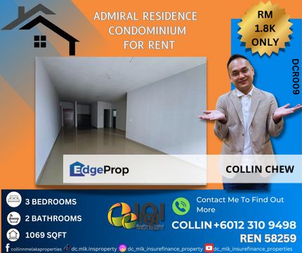 ADMIRAL RESIDENCE MELAKA CONDOMINIUM FOR RENT, Melaka, Melaka Raya