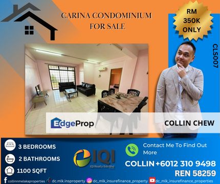 CARINA CONDOMINIUM FOR SALE , Melaka, Melaka Tengah