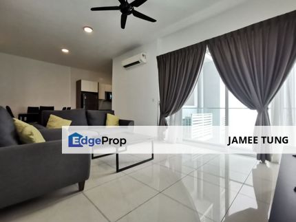 The Pinnacle Tower@ Jb Town Area Near Pelangi Indah, Sentosa, Sun Plaza Apartment, Wave Marina Cove, Ciq / 2bedroom For Rent, Johor, Johor Bahru