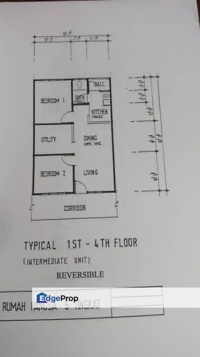 2nd floor Flat Taman Desaria for sale, Below market value, Selangor, Petaling Jaya