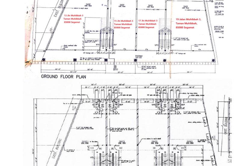 CORNER LOT TAMAN MUHIBBAH SEGAMAT JOHOR SHOPLOT